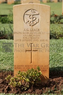 BEIRUT WAR CEMETERY - LEACH, ALFRED GEORGE